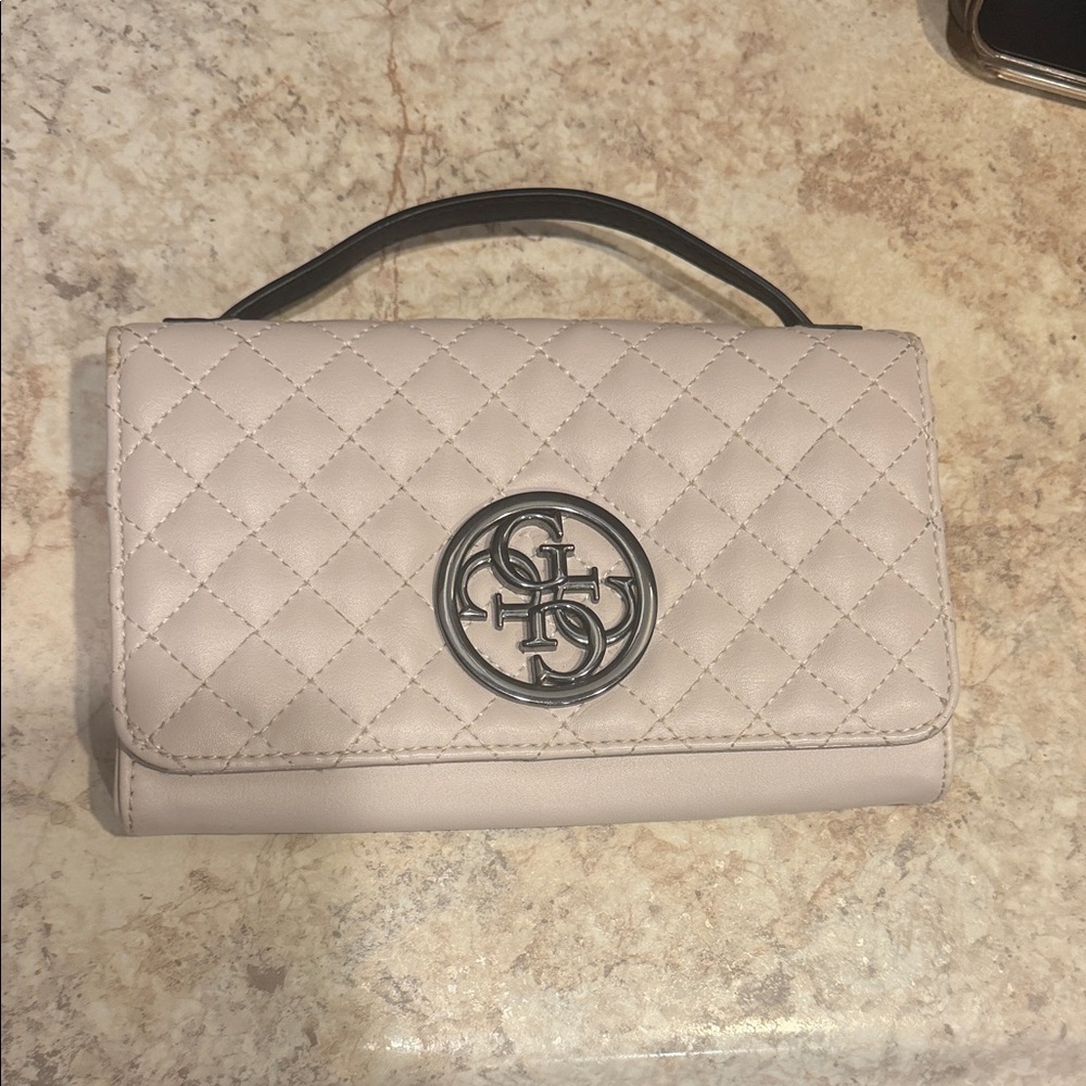 Elegant Lux Quilted Guess Handbag